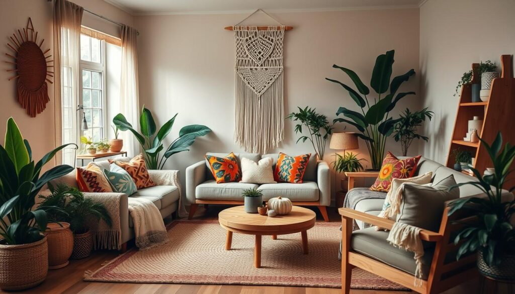 boho aesthetic living room