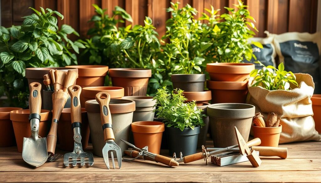 container gardening supplies
