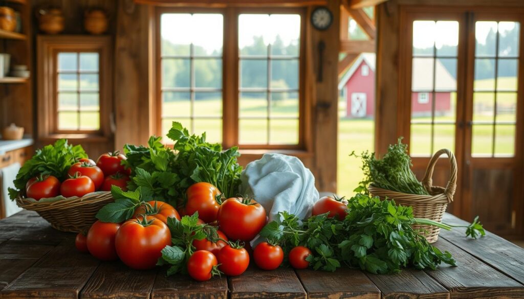 locally sourced ingredients
