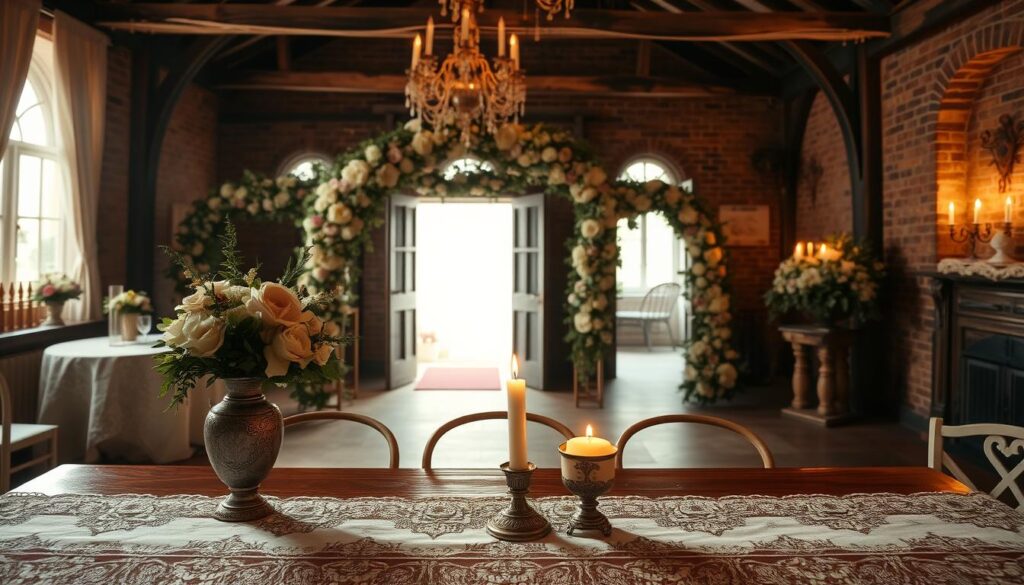 vintage wedding decor