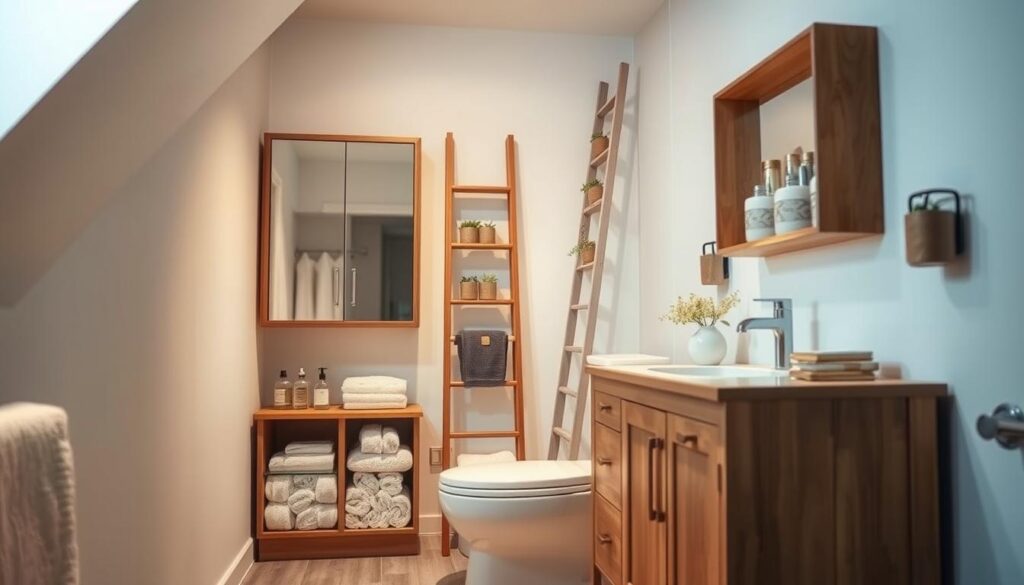 small bathroom storage