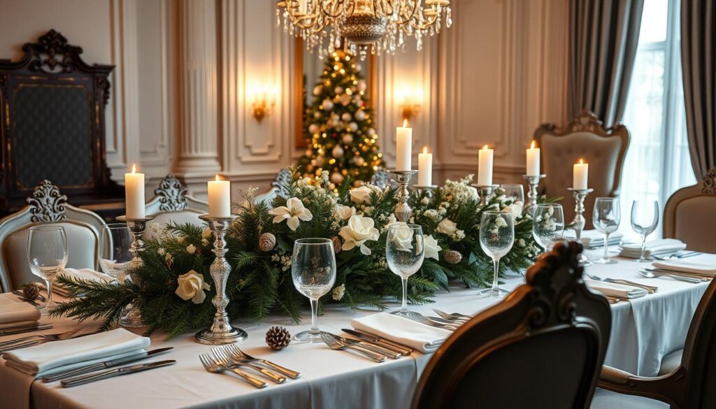 elegant Christmas tablescapes